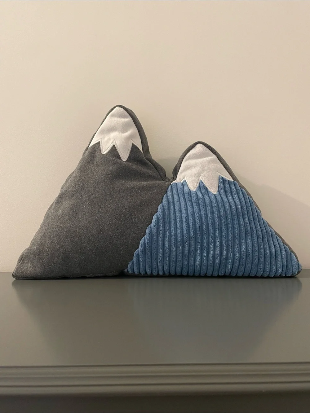 Levtex Gray and Blue 'Adventure Awaits' Accent Pillow Set